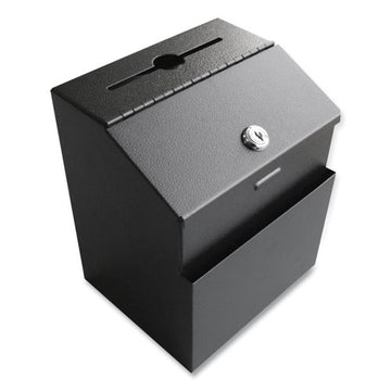 Pyramid Technologies Metal Suggestion Box, 7.25 X 6.25 X 8.5, Gray freeshipping - TVN Wholesale